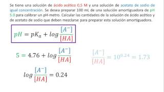 pKa y pH  Cómo preparar un buffer de acetatos [upl. by Vinson]