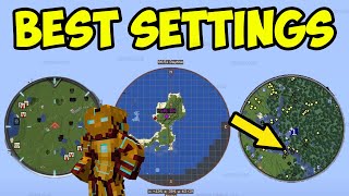 Minecraft Xaeros Minimap 1213 BEST SETTINGS all main settings 2024 [upl. by Fruma720]