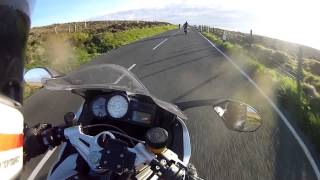 IOM TT 2013 BMW K1300s First Ride over the mountain [upl. by Asirram186]