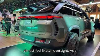 2024 Jeep Wagoneer S Trailhawk Concept Rock Crawling Goes Electric [upl. by Nwahsear]