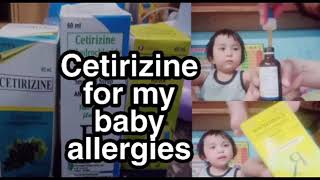 CETIRIZINE DROPS FOR BABY ALLERGIES [upl. by Nipsirc]