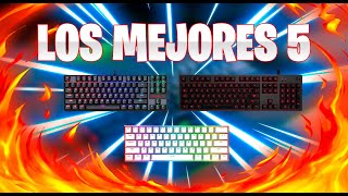 Los 5 Mejores TECLADOS MECÁNICOS Calidad Precio para Jugar y Trabajar [upl. by Laehcor]