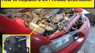 How To Replace a 94 Prelude Distributor HowToLoucom [upl. by Attenborough]