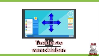 Taskleiste verschieben  Windows Tutorial für mehr Freude an der IT [upl. by Ursal]