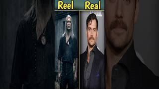 The Witcher Cast  Reel vs Real  thewitcher henrycavill reelvsreal shorts ytshorts [upl. by Tibold124]