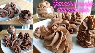 Ganache montée au chocolat noir [upl. by Hannis989]