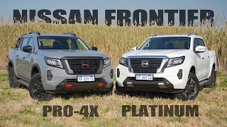 Nissan Frontier Pro4X y Platinum  Doble test  Matías Antico  TN Autos [upl. by Bein]