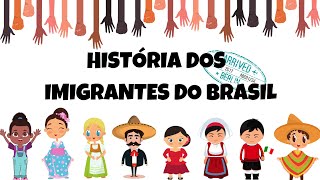 Os imigrantes do Brasil  fonte quadrinhos de Maurício de Sousa [upl. by Denman]