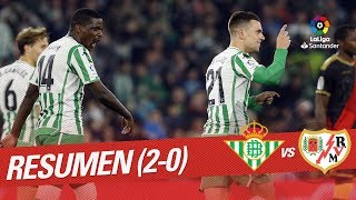 Resumen de Real Betis vs Rayo Vallecano 20 [upl. by Enilra]