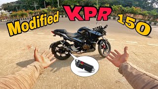 Modified KPR 150 With EXHAUST 🔥  LIFAN KPR Bike Modification 😍  FHQ Films [upl. by Yseult]