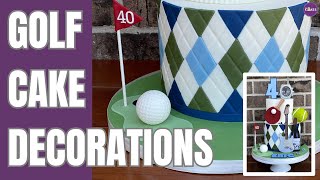 This Is Perfect For A GOLF THEME CAKE [upl. by Ajiam]