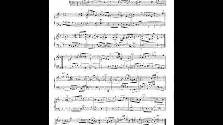 JS Bach Suite francesa nº 1 en Re menor BWV 812 Courante Partitura e Interpretación [upl. by Criswell]