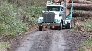 1974 Kenworth quotBig Jamesquot Hauling Big Wood [upl. by Foster872]