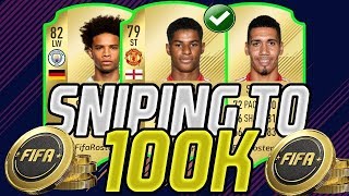 FIFA 18 BEST SNIPING FILTER TRADING TIPPS 100K Pro Stunde [upl. by Ellevehc752]