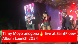 Tamy Moyo hatina zera naye mababe ese anoimba inzwa live stage iyo at SaintFloew Album Launch 2024 [upl. by Richela]