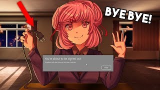 NATSUKI LITERALLY SHUTS DOWN MY COMPUTER  Doki Doki Natsuki After Story Mod part 2 [upl. by Alial]