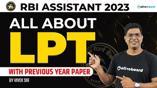 All About RBI Assistant LPT Test 2023  RBI Assistant LPT Previous Year Question Paper By Vivek Sir [upl. by Asilrahc]