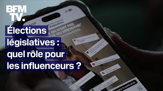 Élections législatives des influenceurs se mobilisent [upl. by Oicnoel]