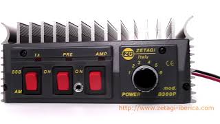 Zetagi B300P Amplificador 300W 2030 MHz 12V SSB  Previo Rx [upl. by Inek943]