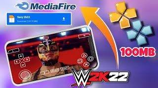 100MB PLAY WWE 2K22 ON PPSSPP  ANDROID amp IOS  WITH GAMEPLAY PROOF [upl. by Bega576]