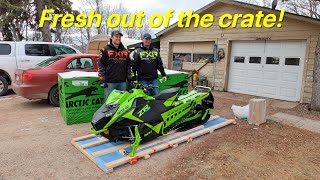 Arctic Cat Catalyst ZR 600 RXC Unboxing [upl. by Dugaid]