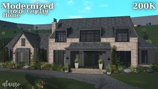 Modernized French Country Home  200K  Bloxburg Build [upl. by Cynarra]