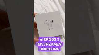 Unboxing the AirPods 2 MV7N2AMA ✨ [upl. by Aineg]