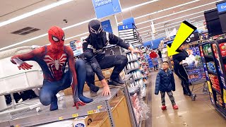 AGENT VENOM amp SPIDERMAN TROLL WALMART [upl. by Sivert]