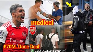 Breaking✅arsenal complete £70Mdeal🔥 100 DONE DEAL✅medical Confirmed✍️ arsenal transfer news today [upl. by Doi]