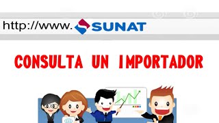 SUNAT  Consulta Un Importador [upl. by Ysset]