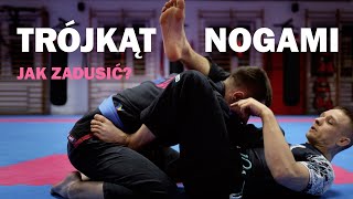 Jak zadusić każdego trójkątem nogami  Technika BJJ [upl. by Nnairet211]