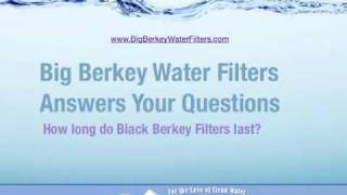 Black Berkey Water Purifiers  Life and Maintenance Video [upl. by Prince]