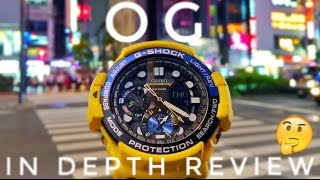 GShock GULFMASTER TWIN SENSOR GN10009AJF Yellow Master of G unboxing  review [upl. by Flam880]