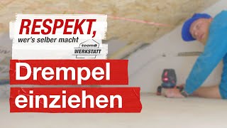 Drempel richtig einziehen  toom Werkstatt [upl. by Ecnerrat]