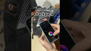 Led lights technology rider backpack dropshippingsecrets bags rider wifimoney dropshippingtips [upl. by Eusassilem]