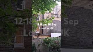 Weather London 30th September 12pm live juritaartcom travel rain cold [upl. by Eseryt6]