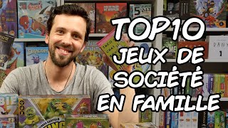 Mon Top 10 des jeux de société en famille  Baptiste [upl. by Setiram]