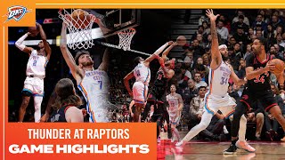 OKC Thunder at Toronto Raptors  Game Highlights  March 22 2024 [upl. by Labotsirc113]