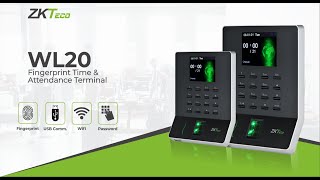 How to Setup ZKTecos WL20 Time Attendance Device [upl. by Marsh967]