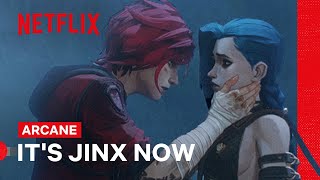 Vi and Jinx Finally Meet Again  Arcane  Netflix [upl. by Norreg]