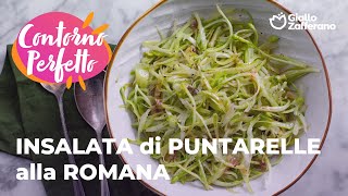 INSALATA di PUNTARELLE alla ROMANA CONTORNO FRESCO e SAPORITO😋😎🌱 [upl. by Conant195]