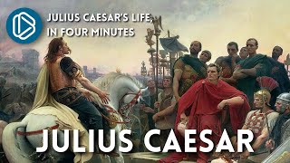 Julius Caesars Life in 4 Minutes [upl. by Alleahcim]