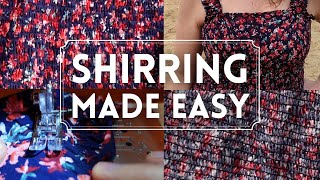 My Top 5 Tips for Shirring  Basics of How to Shirr  Loading Shirring Elastic in Different Machines [upl. by Chrystel]