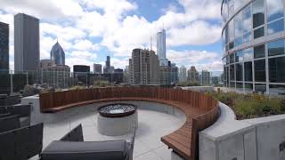 Tour the 38th floor sky deck at Streetervilles new 465 North Park [upl. by Nynahs21]