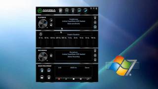 Andrea Electronics AudioCommander USB audio software setup instruction guide for PC [upl. by Jacoba]