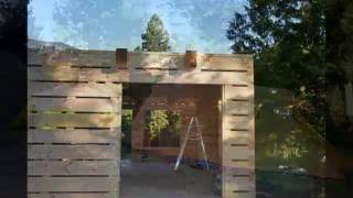 prefabricated dovetail log home installation  5 days with 3 guys [upl. by Aivek]