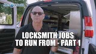 Locksmith Jobs to Run From 001 Mr Locksmith Video [upl. by Tombaugh]