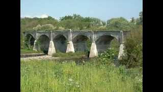 Old Trolley Stone Arch Bridge In Herkimer New York [upl. by Liemaj]