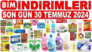 BİM İNDİRİMLERİ TEMİZLİK GIDA FİYATLARI  BİM BU HAFTFA İNDİRİM KATALOĞU  BİM SON GÜN 30 TEMMUZ [upl. by Adlei694]