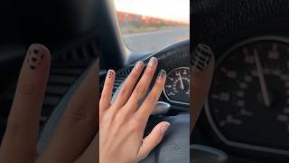 InkboxNails are literally that easy to apply 🖤💅🚗 inkbox diynails nailart [upl. by Stalder979]